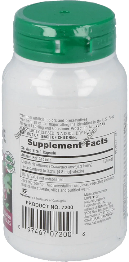 Hawthorne 150 mg - 60 capsules