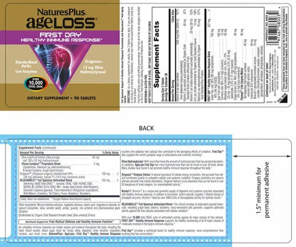 AgeLoss 1st Day Inflammation Support, 90 Tabl. - 90 Tablets