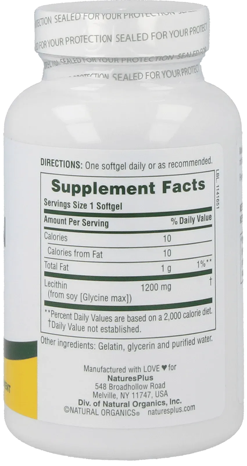 Lecithin - 90 softgels