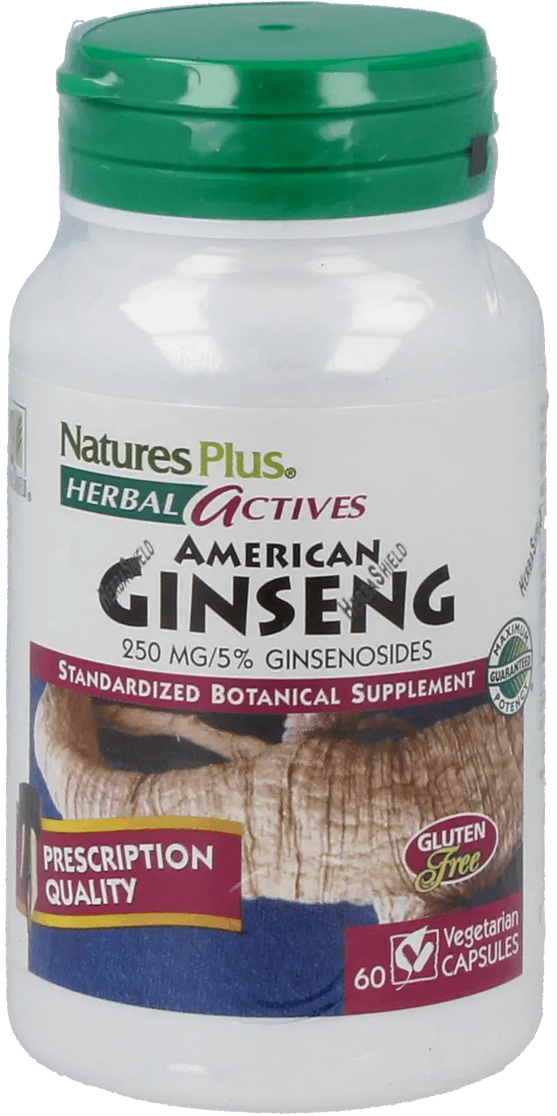 American Ginseng 250 mg - 60 Capsules