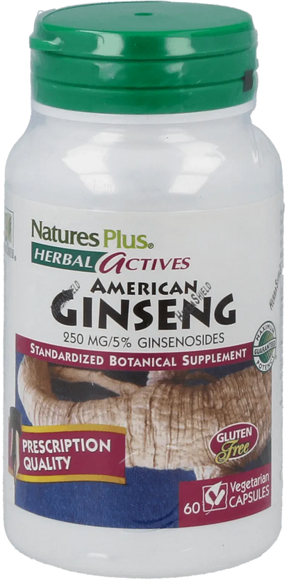 American Ginseng 250 mg - 60 Capsules