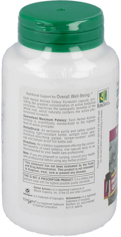 Coleus Forskohlii 125 mg - 60 Capsules
