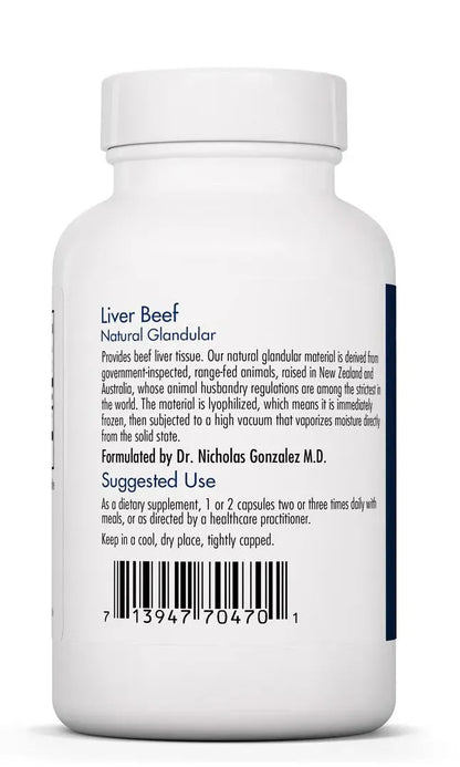 Liver Beef - 125 capsules
