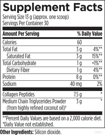 Collagen + MCT - 390 g powder