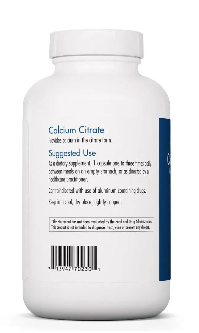 Calcium Citrate - 180 capsules