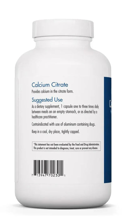 Calcium Citrate - 180 capsules
