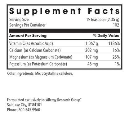 Buffered Vitamin C Powder - 240 g powder