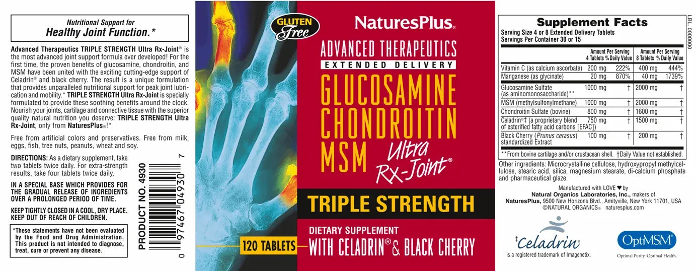 Triple Strength Ultra Rx-Joint® - 120 Tablets
