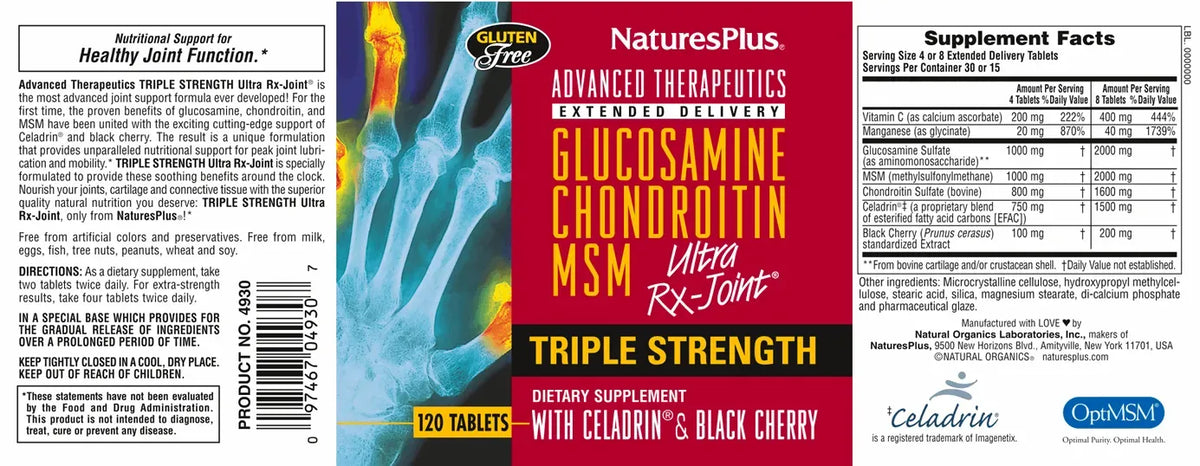Triple Strength Ultra Rx-Joint® - 120 Tablets