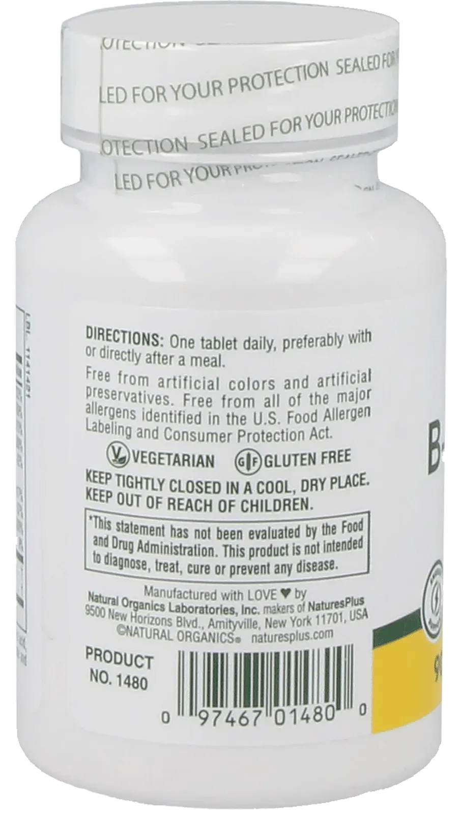 B-Complex with Rice Bran - 90 tablets