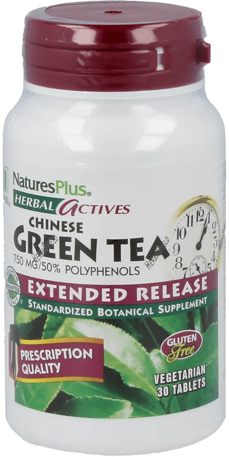 Chinese Green Tea 750 mg - 30 Tablets