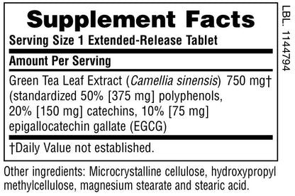 Chinese Green Tea 750 mg - 30 Tablets