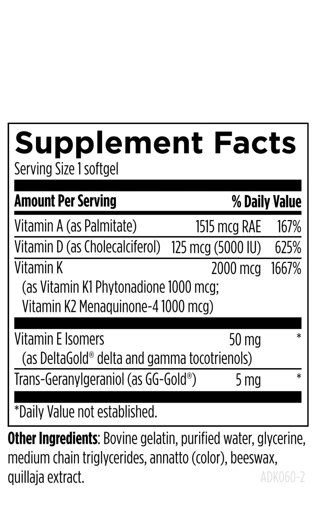 ADK Evail™ - 60 softgels