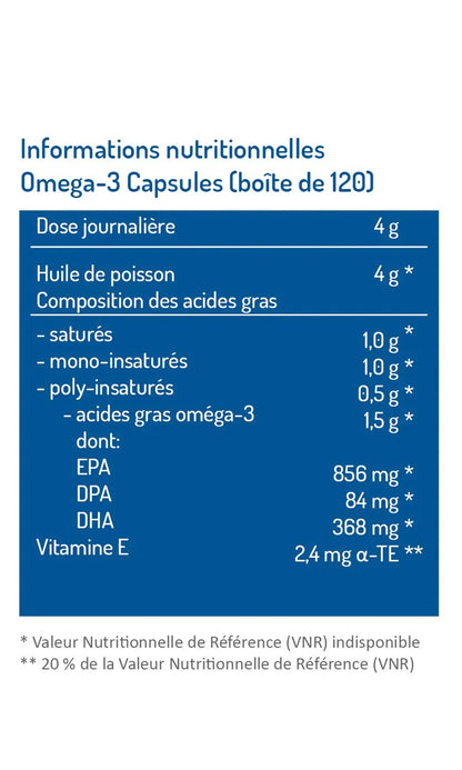 Omega-3 - 120 capsules