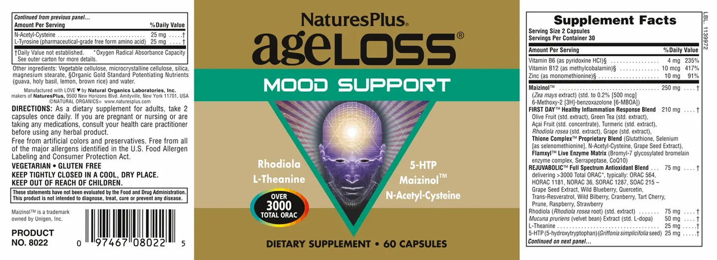 AgeLoss Mood Support - 60 Capsules