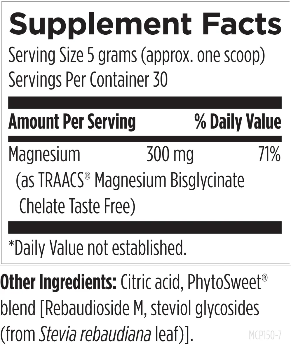 Magnesium Glycinate Powder - 150 g powder