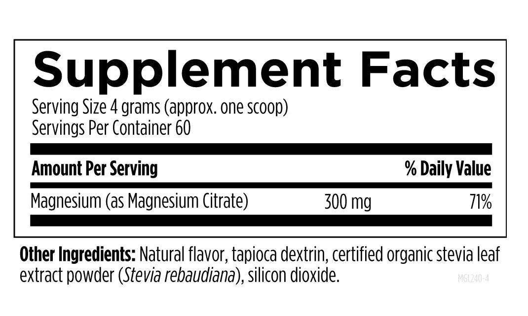 MagCitrate Powder - 240 g powder