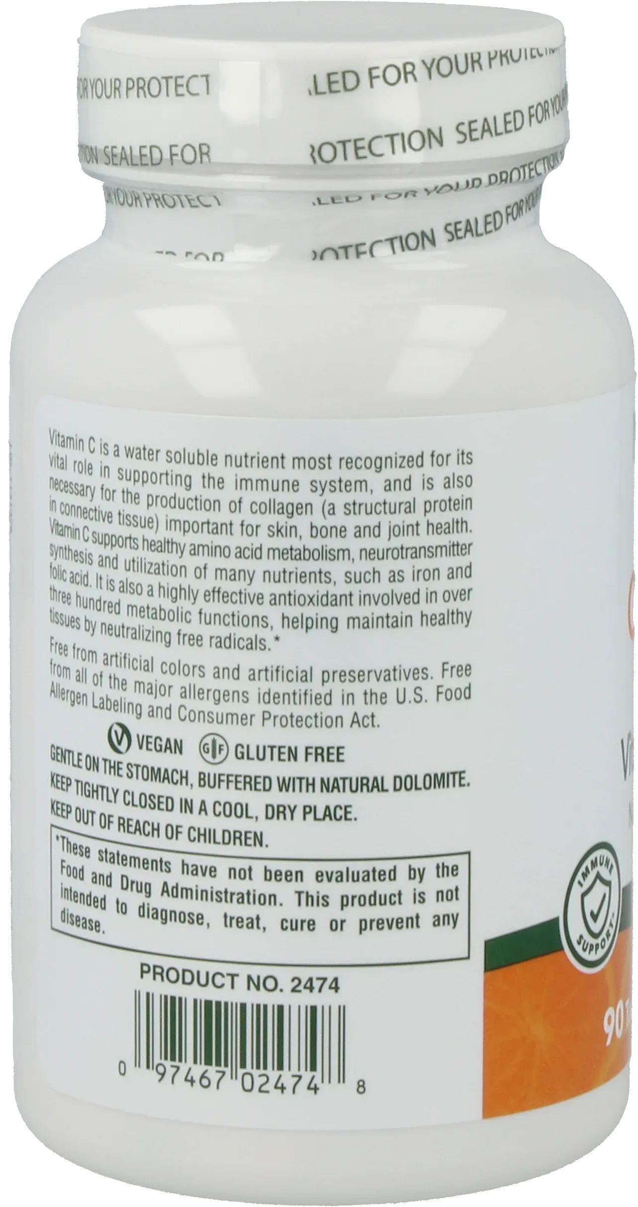 Orange Juice 250 mg Vitamin C - 90 lozenges