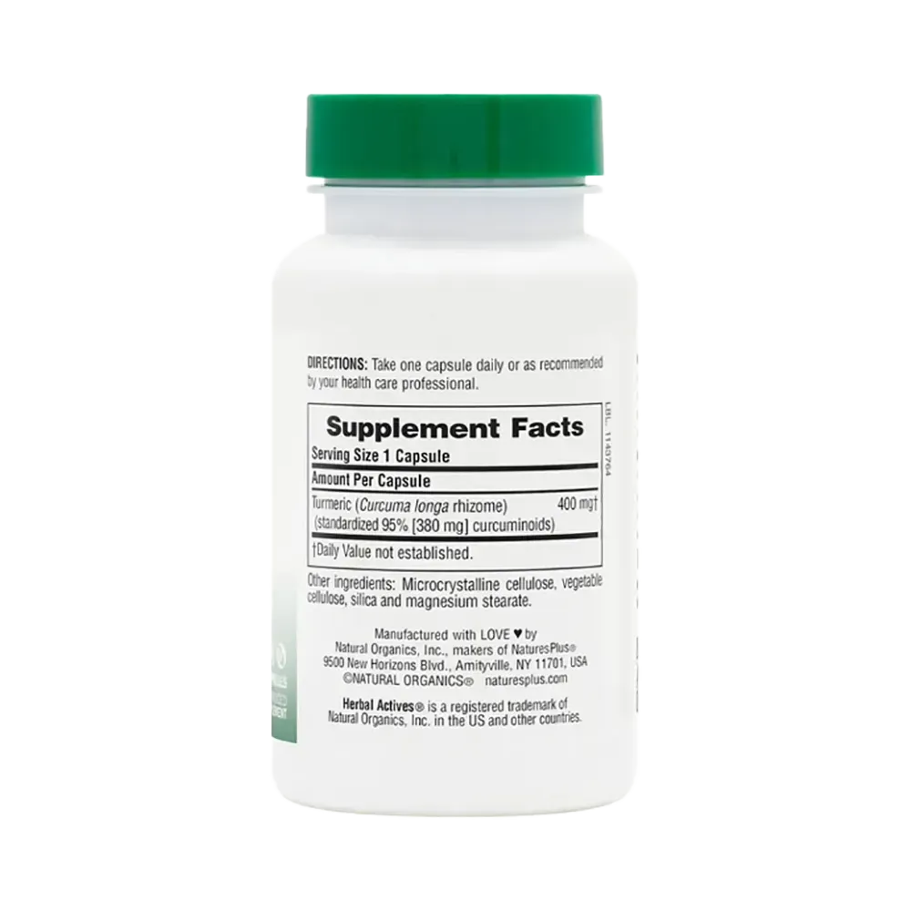 Herbal Actives Turmeric - 60 capsules