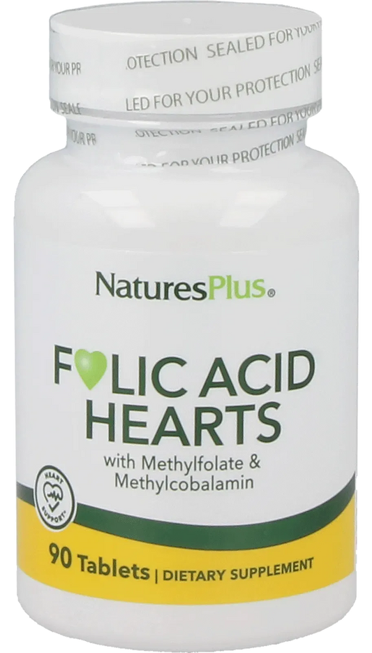 Folic Acid Hearts - 90 tablets
