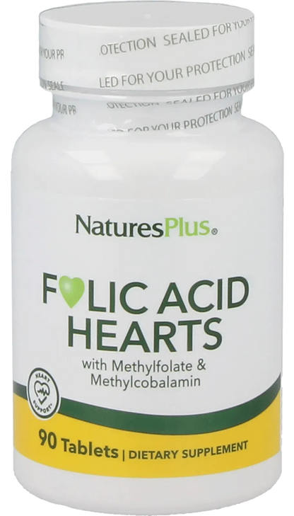 Folic Acid Hearts - 90 tablets