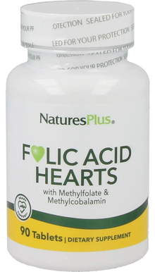Folic Acid Hearts - 90 tablets