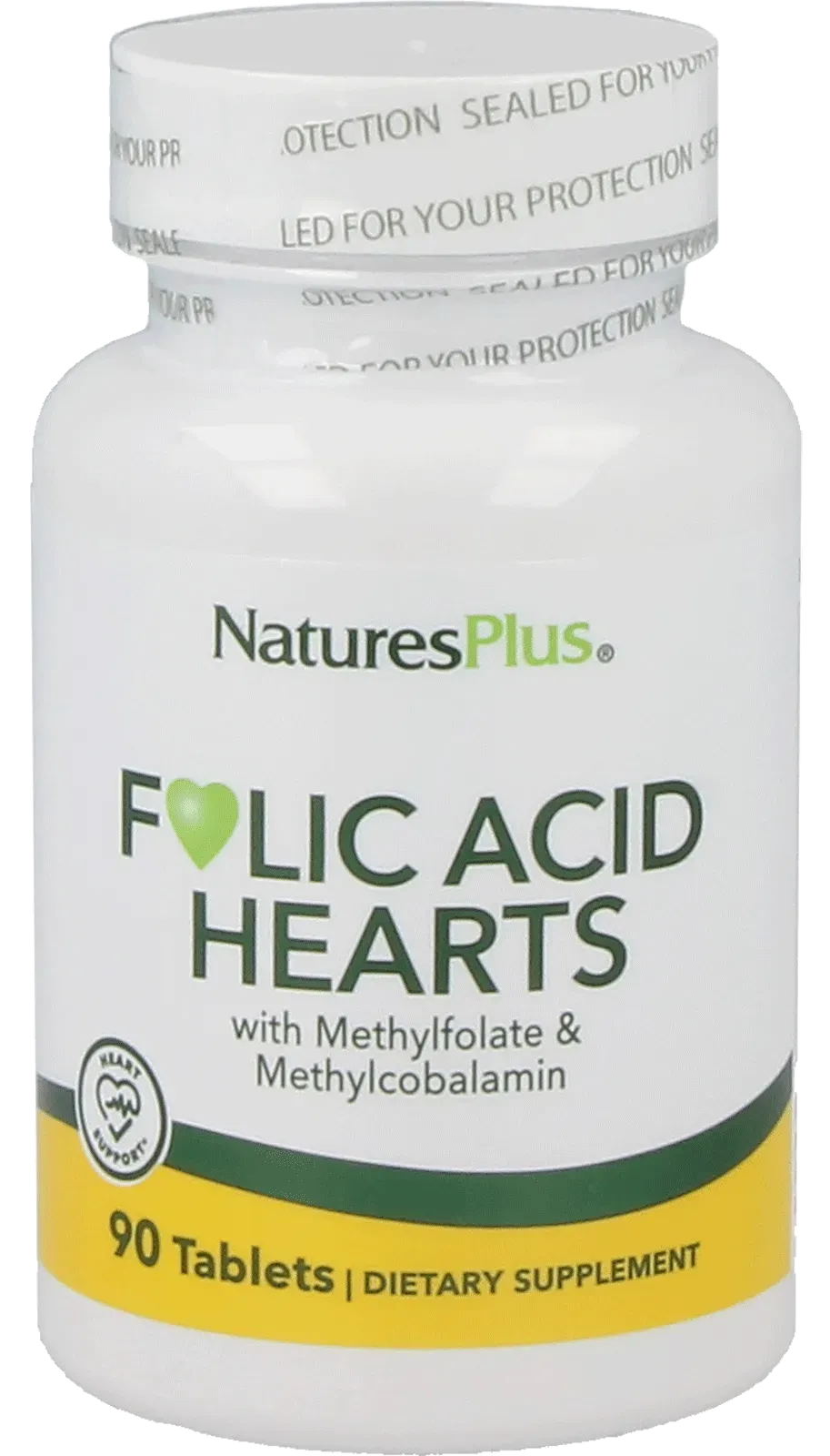 Folic Acid Hearts - 90 tablets