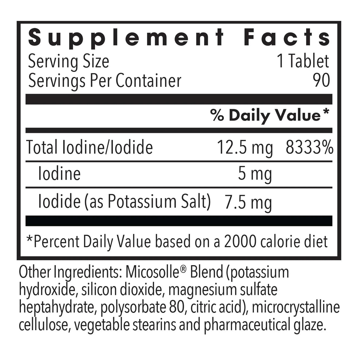 Iodoral® IOD 12.5 - 90 tablets