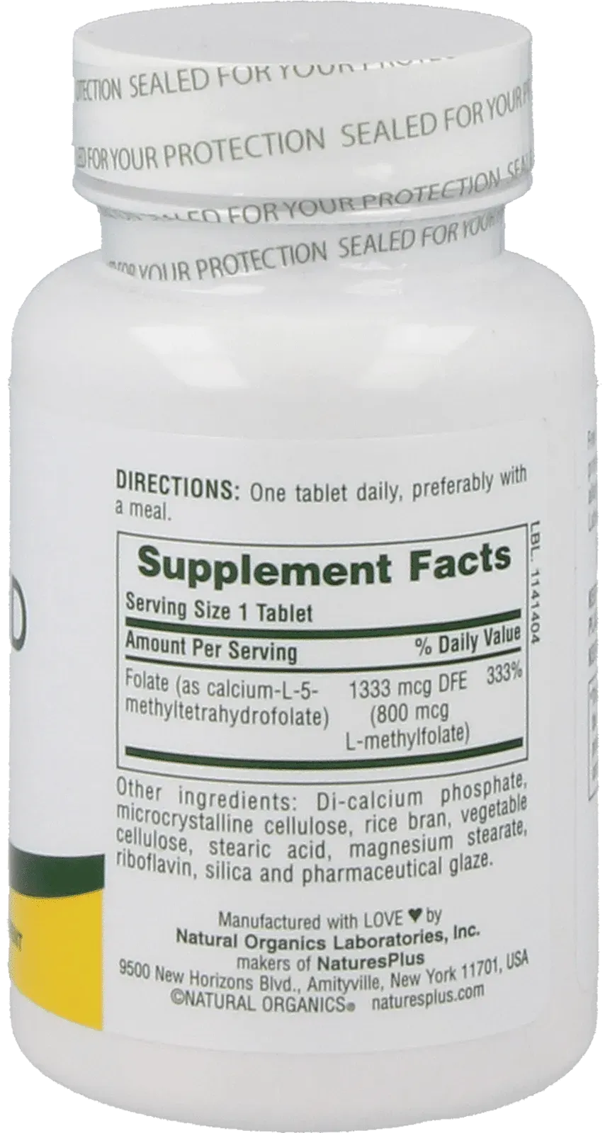 Folic Acid - 90 tablets