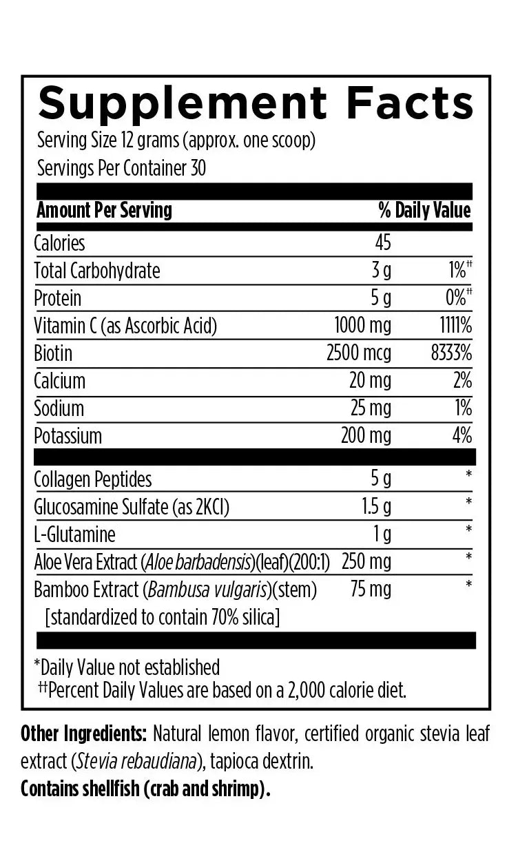 H-S-N Complex Hair, Skin and Nail Support Powder - 360 gr