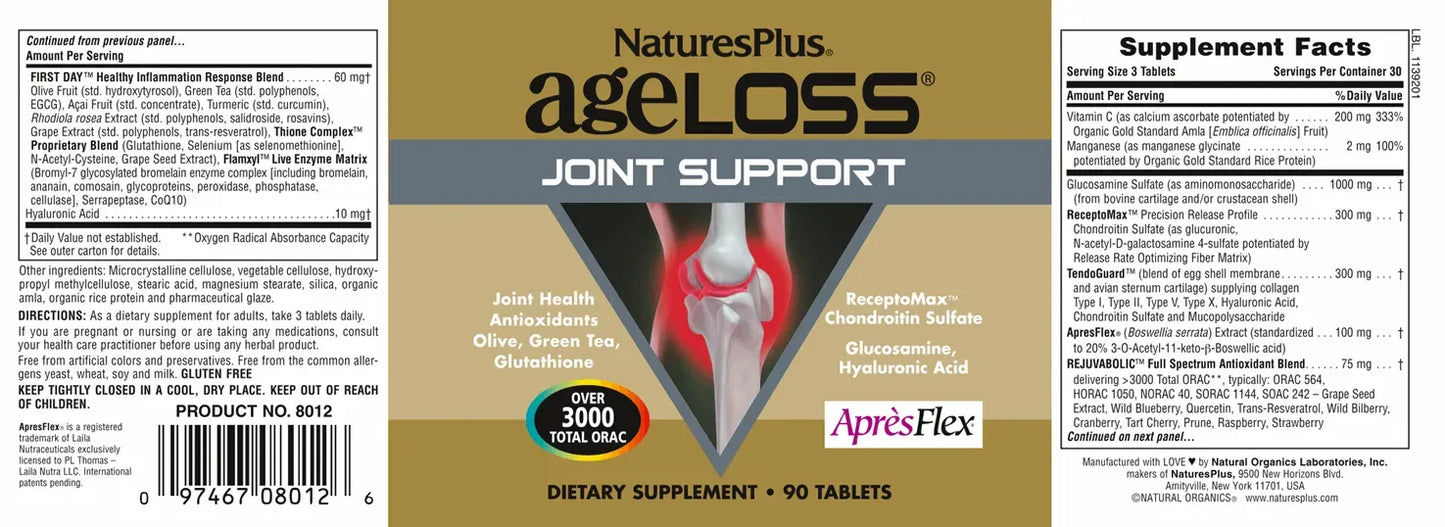 AgeLoss Joint Support - 90 Tablets