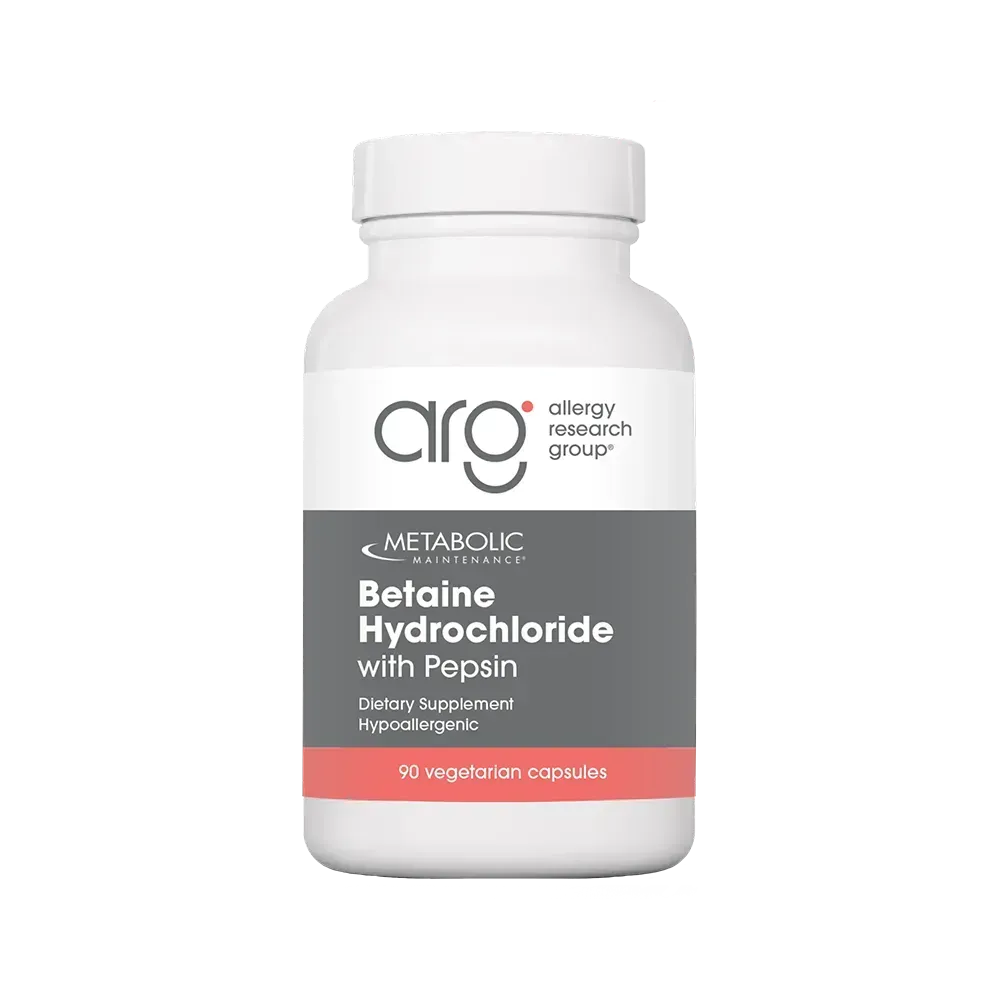 Betaine HCI w-Pepsin - 90 capsules