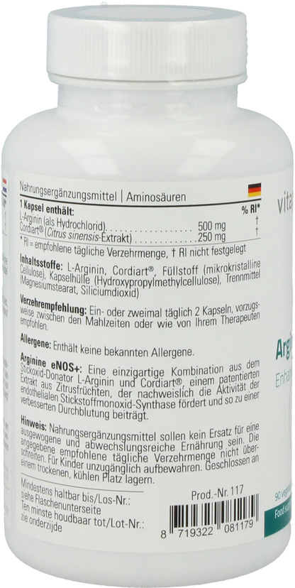 Arginine eNOS+ - 90 capsules