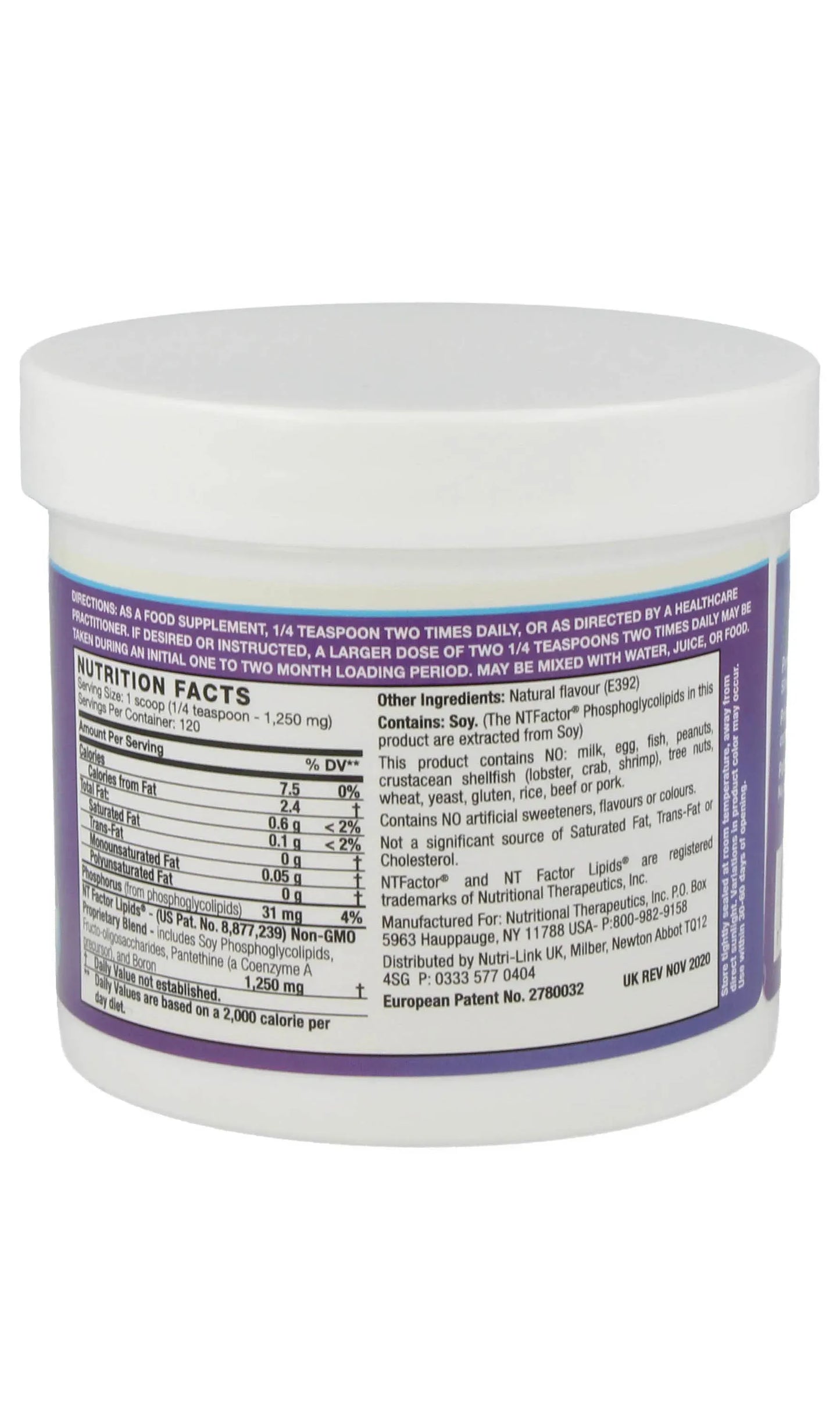NTFactor® Lipids Powder - 150 g powder
