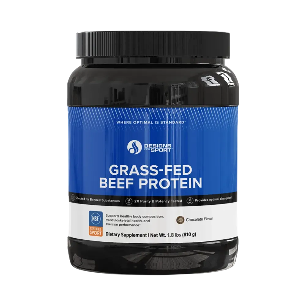 Designs for Sport Grass-Fed Beef Protein Chocolate  - 810 g powder