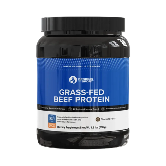 Designs for Sport Grass-Fed Beef Protein Chocolate  - 810 g powder
