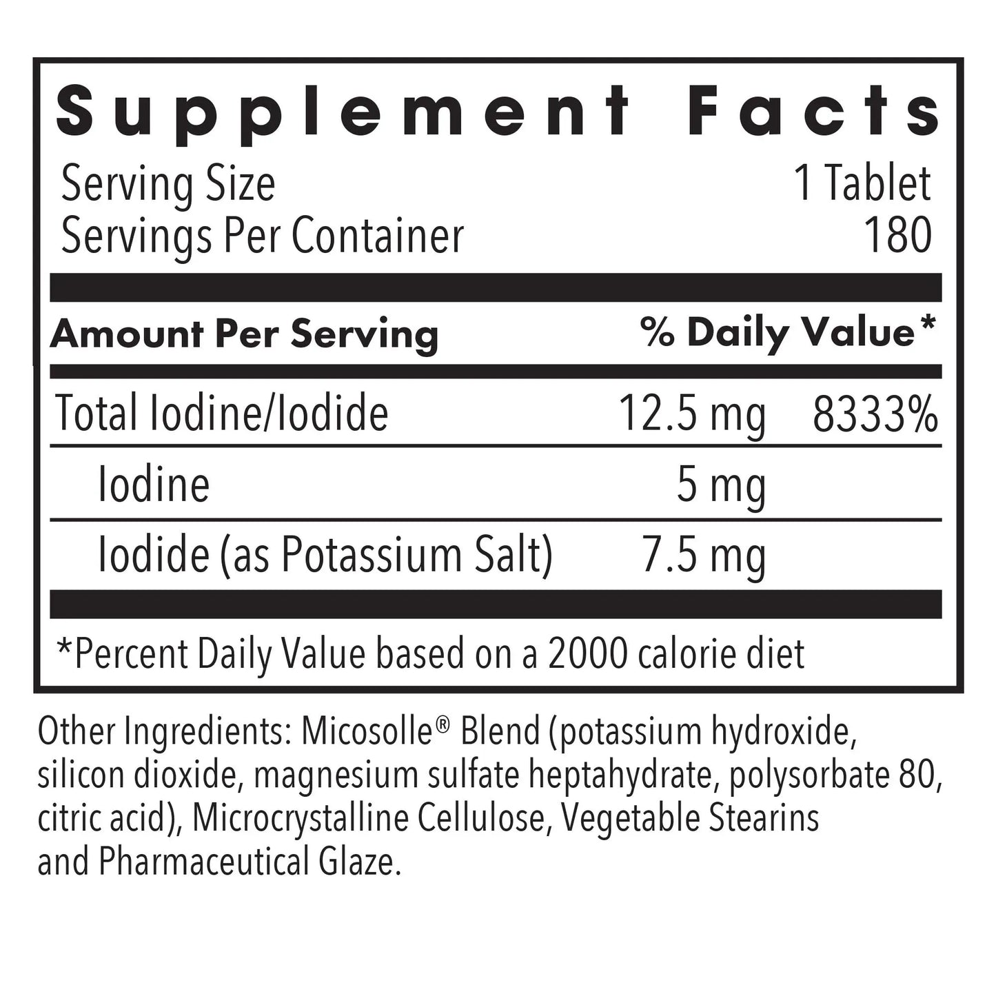 Iodoral® 12.5 mg - 180 tablets