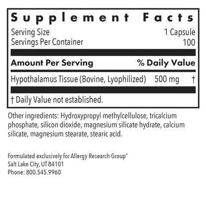 Hypothalamus - 100 capsules