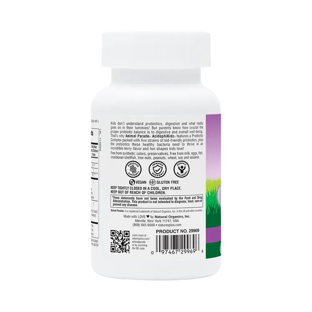 Animal Parade® AcidophiKidz® - 90 chewables