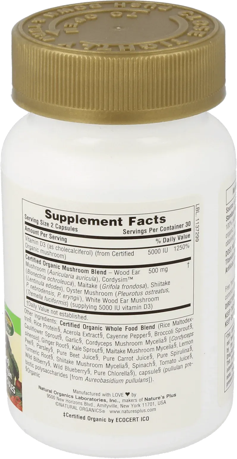 Source of Life® Garden Vitamin D3 Organic - 60 capsules
