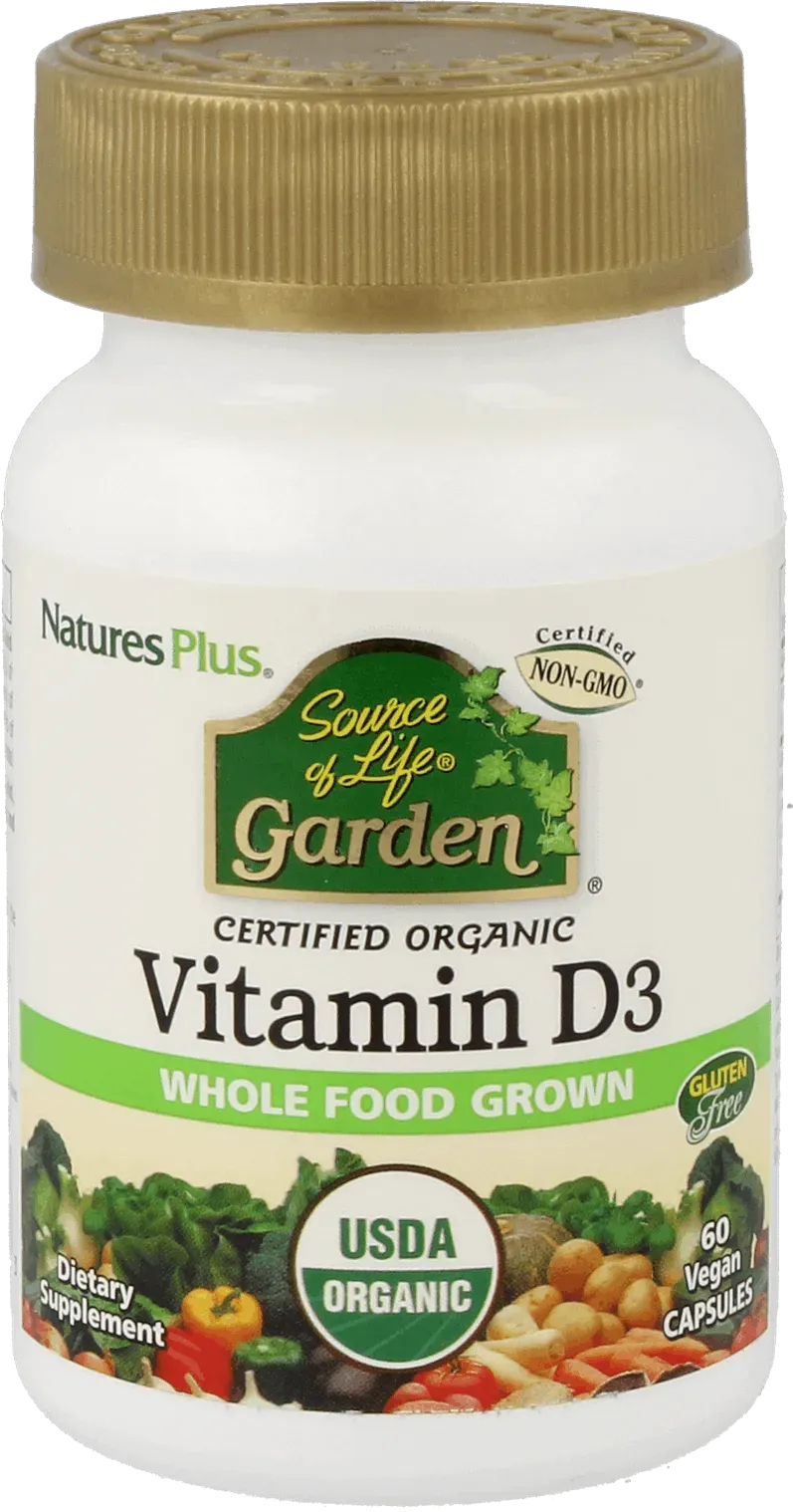 Source of Life® Garden Vitamin D3 Organic - 60 capsules
