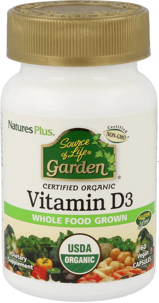 Source of Life® Garden Vitamin D3 Organic - 60 capsules