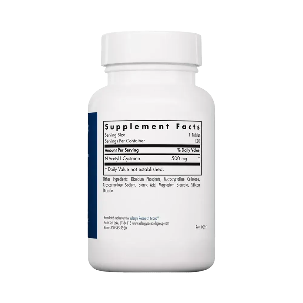 NAC N-Acetyl-L-Cysteine - 120 tablets