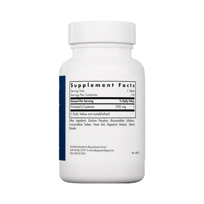 NAC N-Acetyl-L-Cysteine - 120 tablets