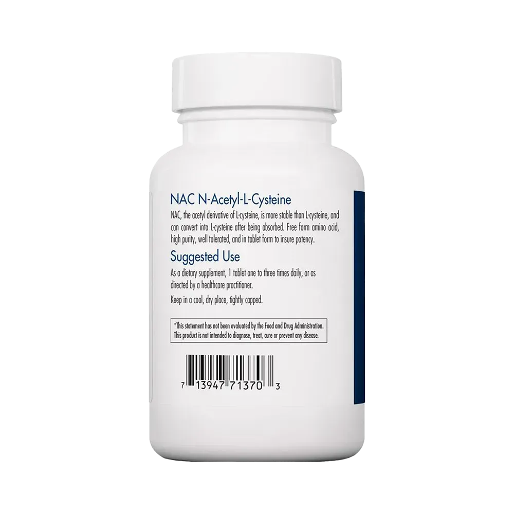 NAC N-Acetyl-L-Cysteine - 120 tablets