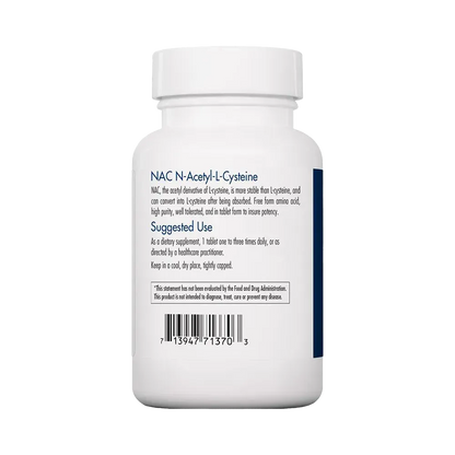 NAC N-Acetyl-L-Cysteine - 120 tablets