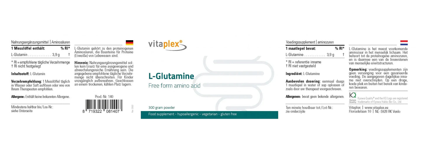 L-Glutamine - 300 g powder