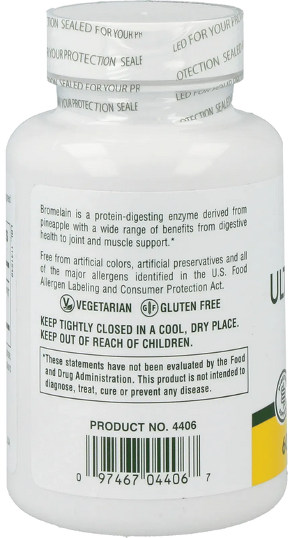 Ultra Bromelain - 60 tablets