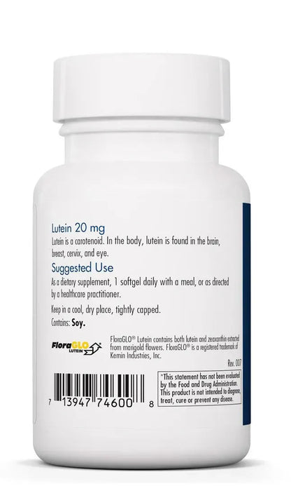 Lutein 20 mg - 60 softgels