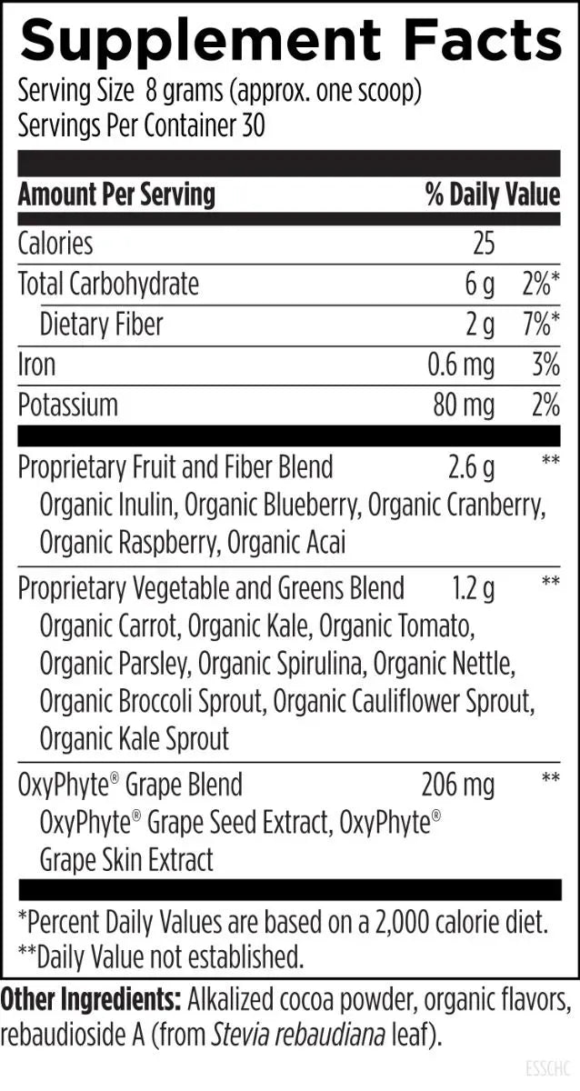 EssentiaGreens™ and Reds Chocolate - 240 g powder